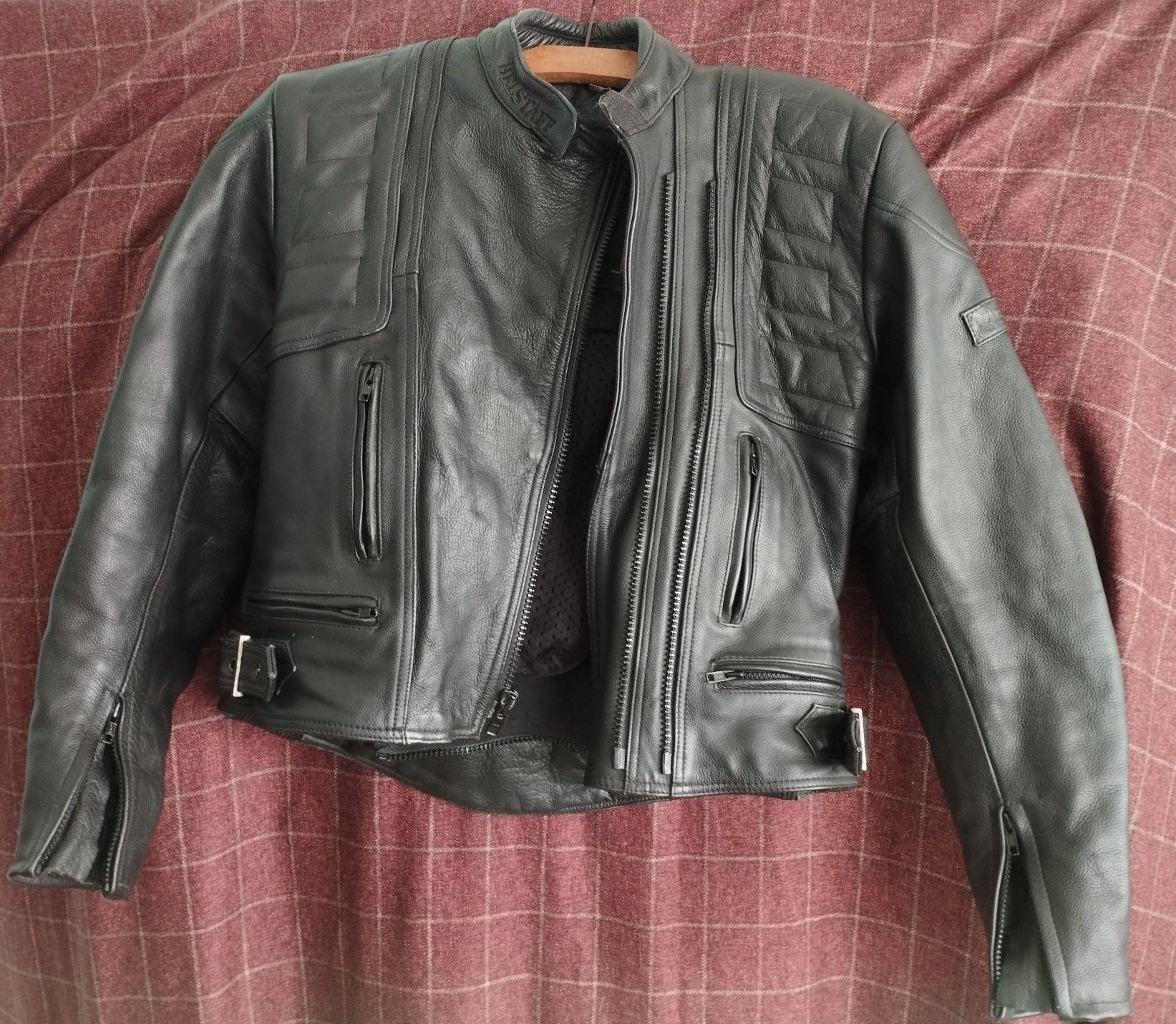 Geacă piele moto dame Belstaff mărimea XL-18