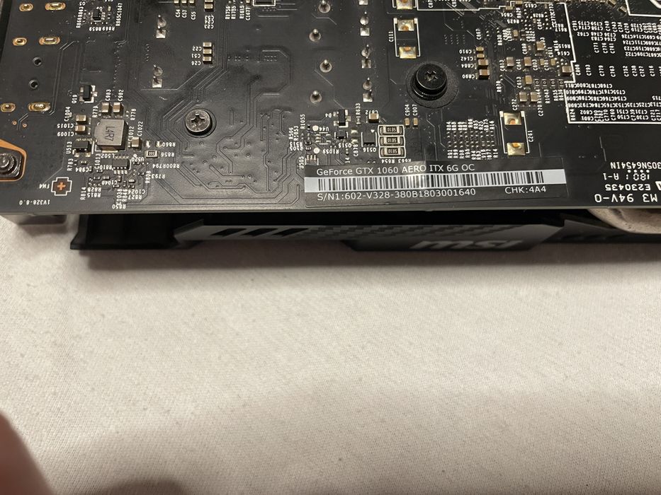 Gtx 1060 aero itx 6G oc