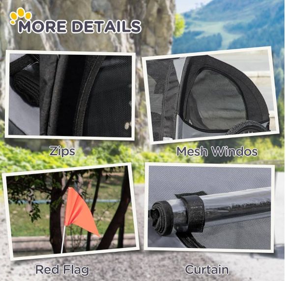 Велоремарке за кучета PawHut