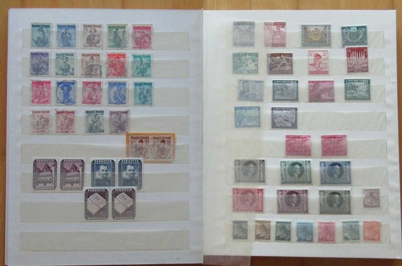 Clasor cu timbre Austria ,Germania