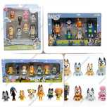 Фигурки за игра Блуи и Бинго всички герои, Bluey and Bingo фигурки