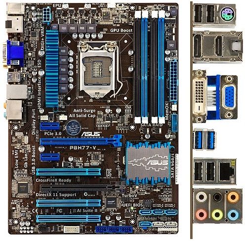 Asus H77+Core i7 3770+16Gb DDR3