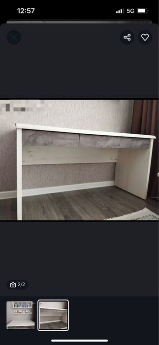 Стол с полками почти как новый