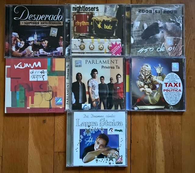 CD rock RO: Desperado, Nightlosers, Zdob & Zdub, Kumm, Taxi, L. Stoica