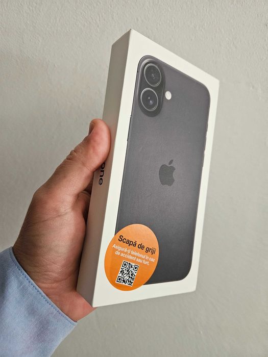 iPhone 16 plus, 128 gb, neverlock, sigilat la cutie.