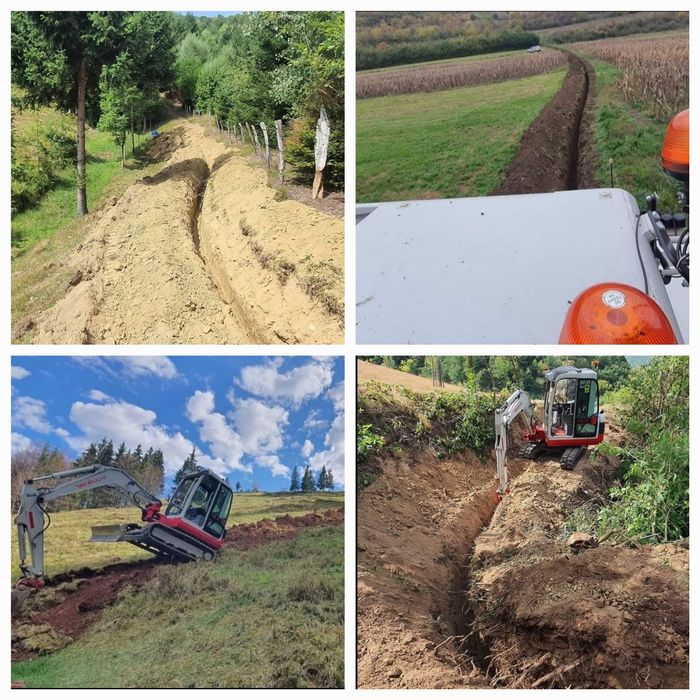 Inchiriez terasamente excavator buldozer miniexcavator  buldoexcavato