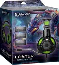Игровые наушники Defender Lester с подсветкой
