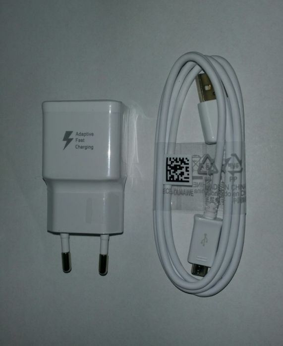 Incarcator+cablu nou original Samsung Fast Charge S5 6 7 Edge Note 4 5