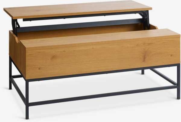 Маса за кафе AABENRAA Д110 повдигащ се плот цвят топъл дъб