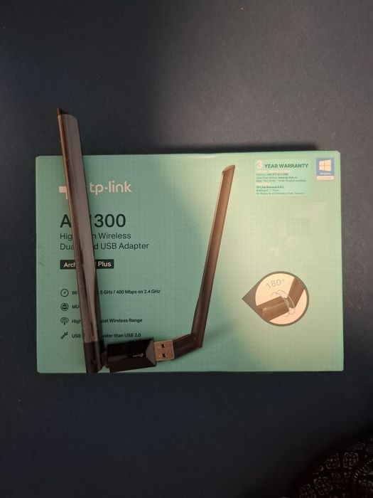 Adaptor Wireless TP-Link Archer T3U Plus, AC1300, Dual-Band