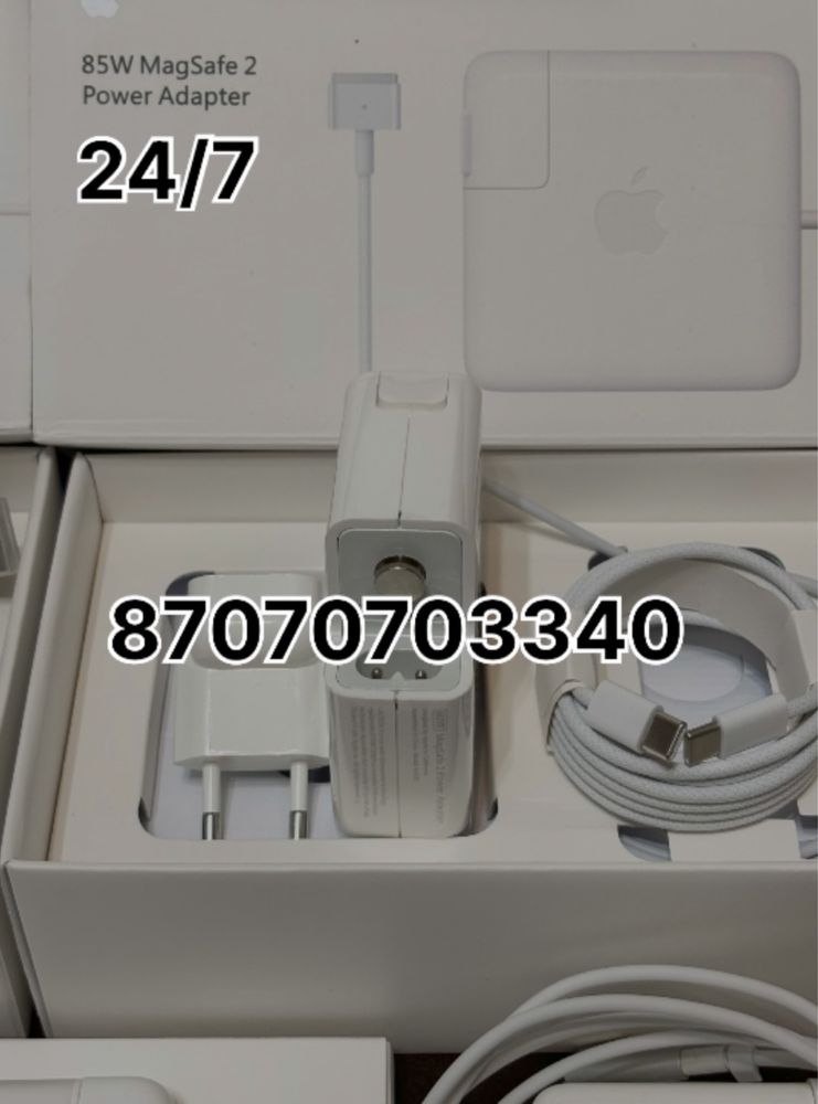 Macbook зарядка блок питания 85w макбук шнур штекер magsafe type-c