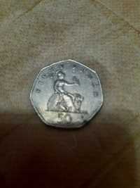 Монета 50 pence 1997