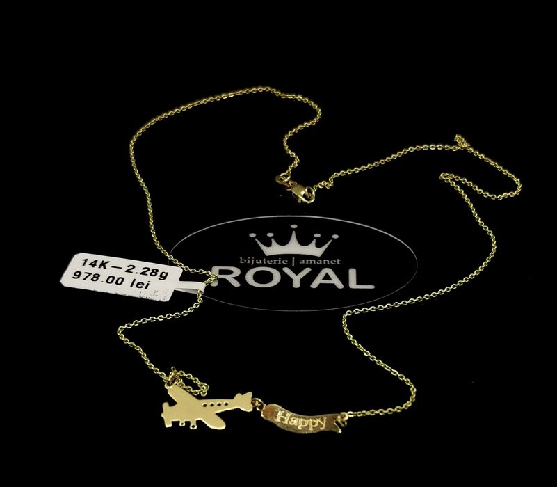 Bijuteria Royal lant din aur 14k 2.28 gr