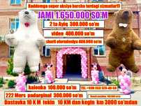 Ayiqlar 150.000 so’mdan