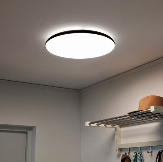 Plafoniera LED Ikea, Nymane, antracit, 45 cm