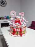 Toppere tort cu Hello Kitty