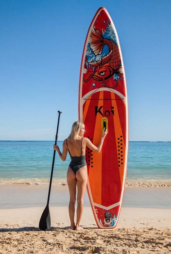 Надуваем падълборд FunWater MONKEY KOI paddle board SUP НОВ В КАШОН