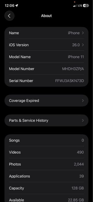 Ideal iPhone 11  128 gb