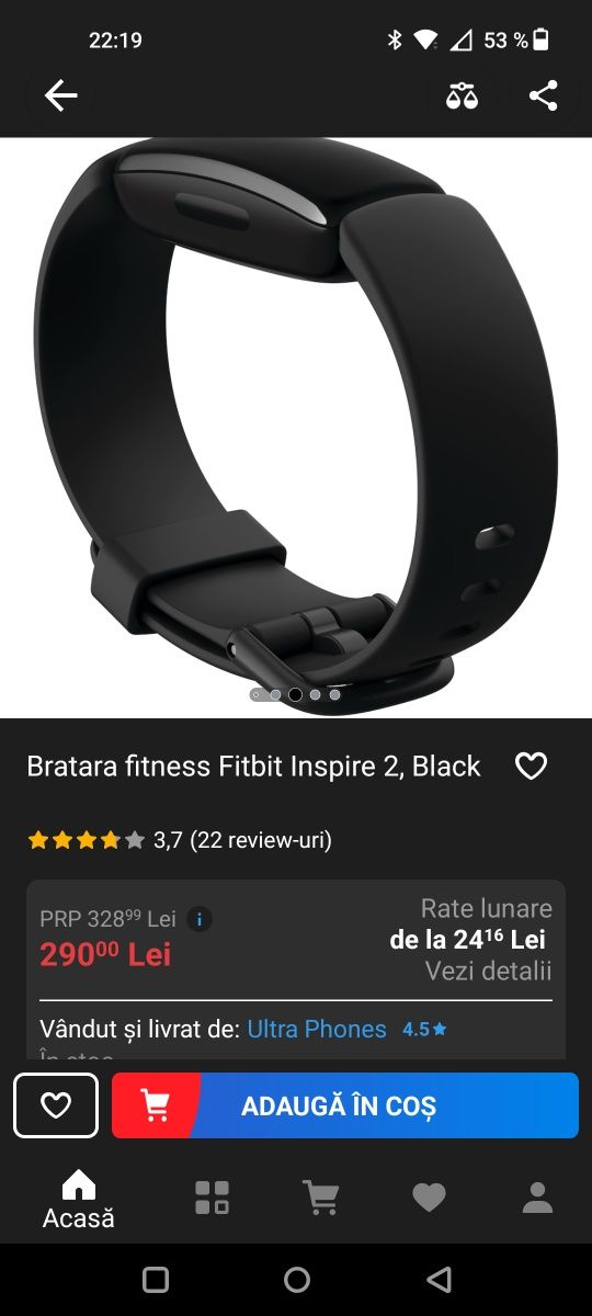 Fitbit inspire2 black