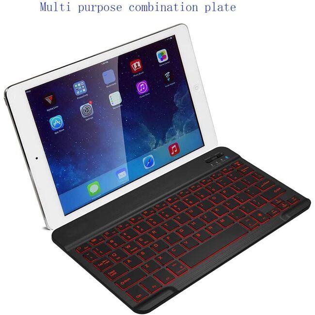 Tastatura RGB, Wi-Fi /Bluetooth pentru tablete, telefoane, PC,