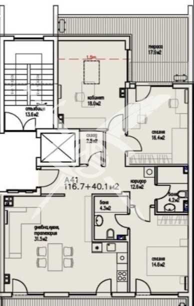 Тристаен апартамент в Сарафово 801-23643