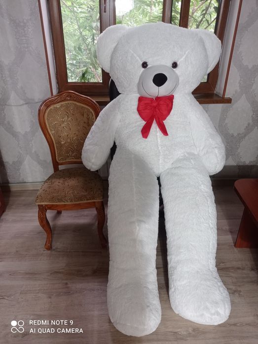 Белый медведь, рост-2м, новый