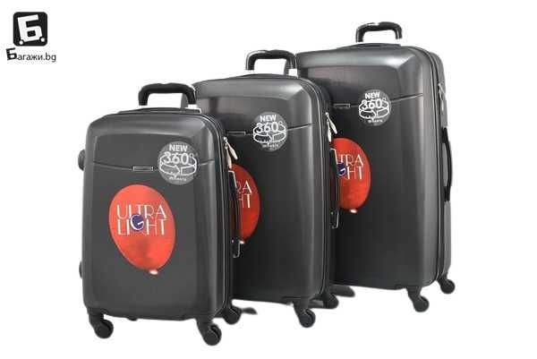 Твърди куфари в три размера, в няколко цвята КОД: 8093