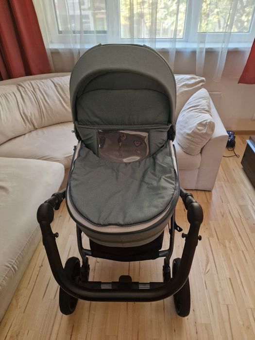 Бебешка количка Tutis Uno 3+, 2в1, цвят Menta