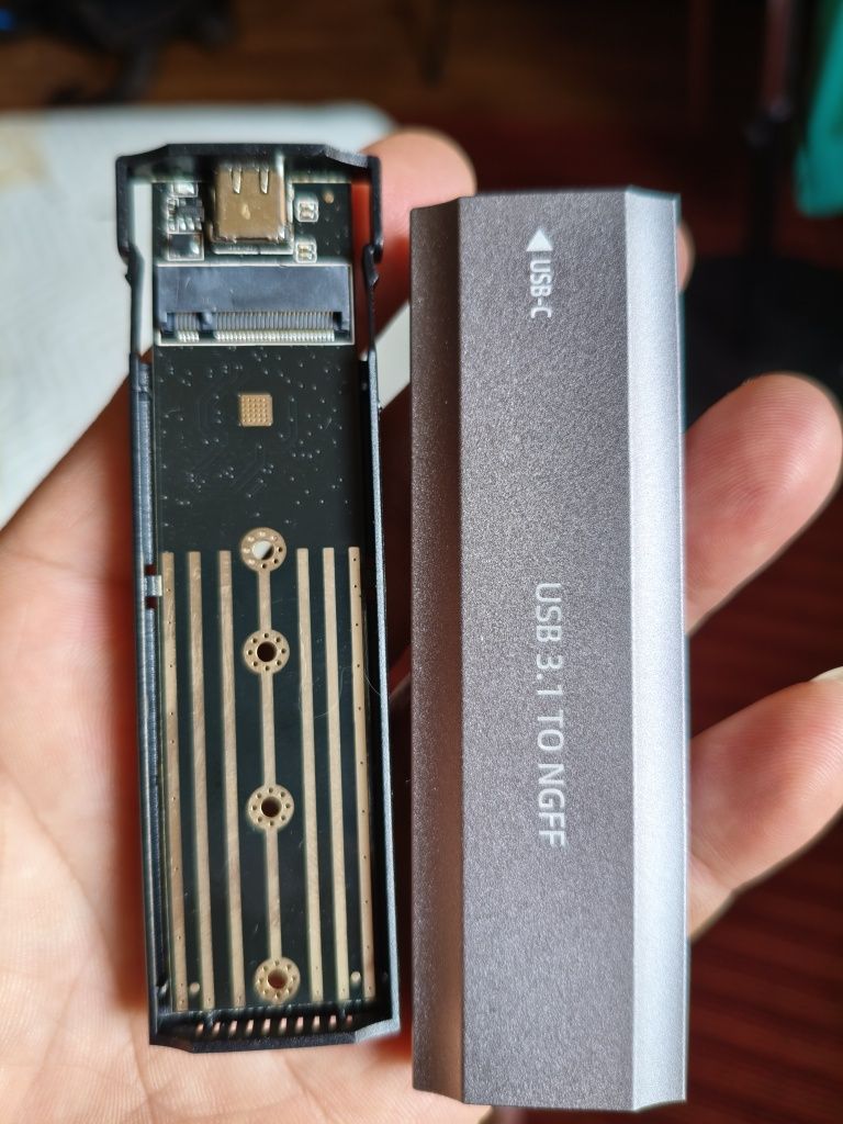 Внешний корпус для SSD m.2 .для NVME неподходит