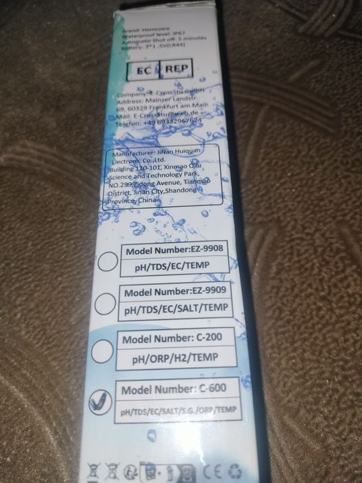 Tester calitate a apei 7 in 1