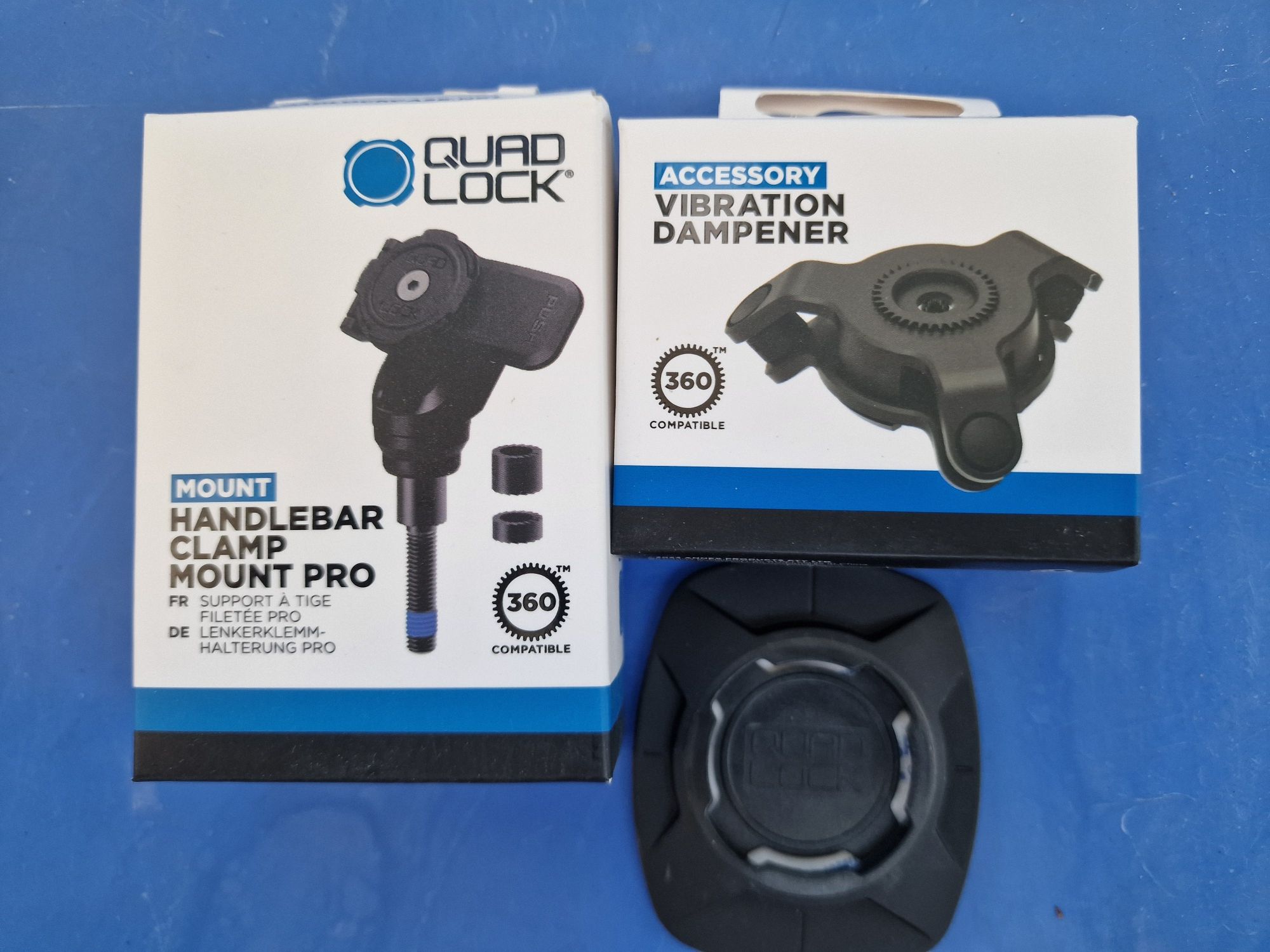 QuadLock Fork Stem Pro, Handlebar mount Pro стойка за телефон за мотор