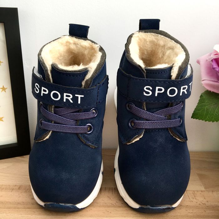 Adidasi maro albastri imblaniti cu scai ghete bocanci 21 22 23 24 25