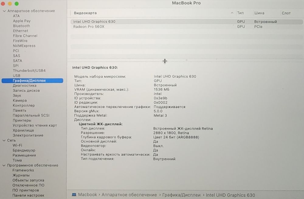 Macbook pro(i9) 15inch 2019