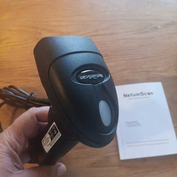НОВ! Портативен QR баркод скенер с USB кабел за компютър, лаптоп и Mac