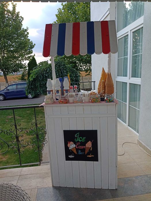 Ice cream bar înghețată la evenimente