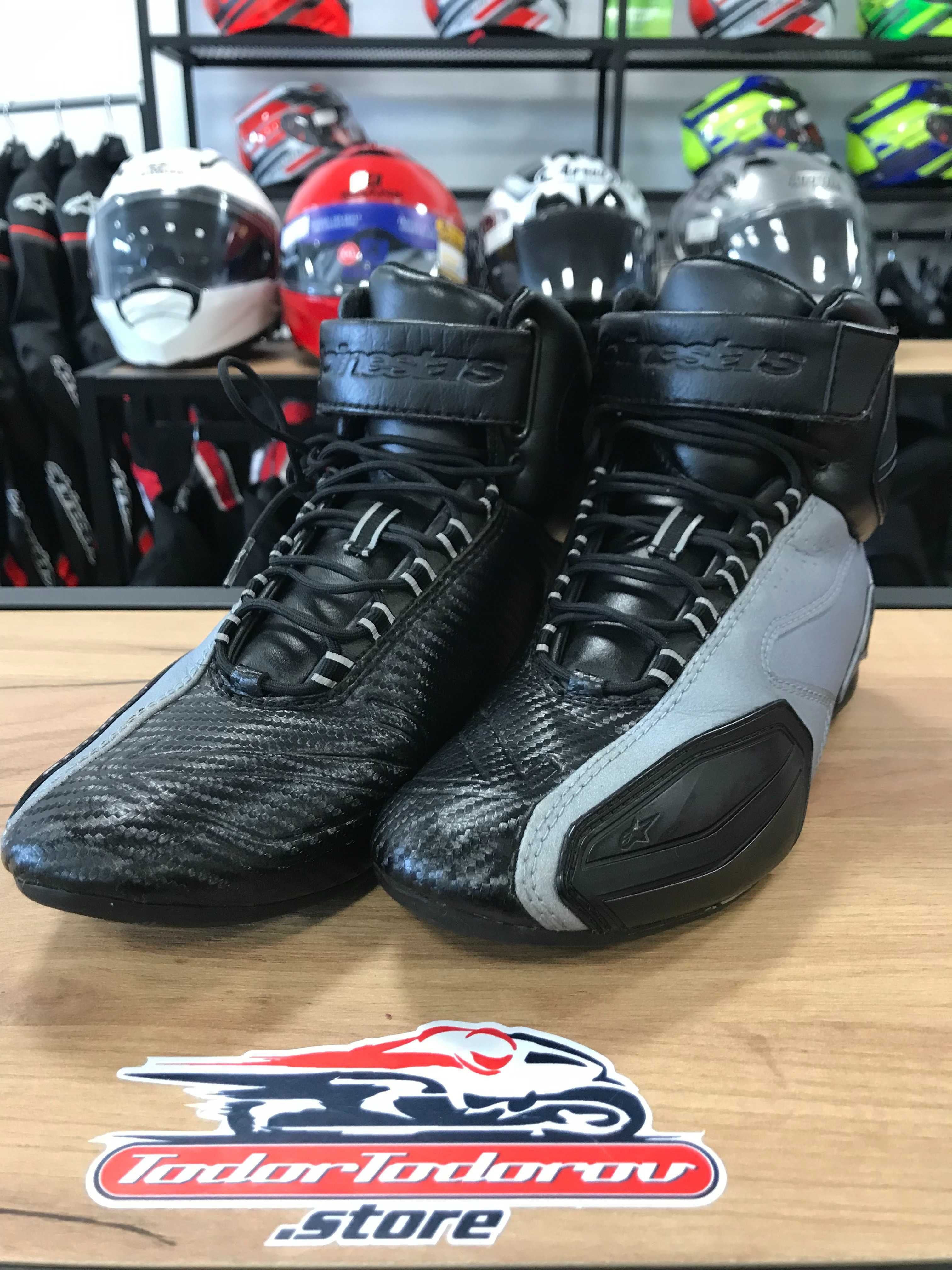 Дамски Мото боти ALPINESTARS FASTER2,38.5,като нови,протектори,