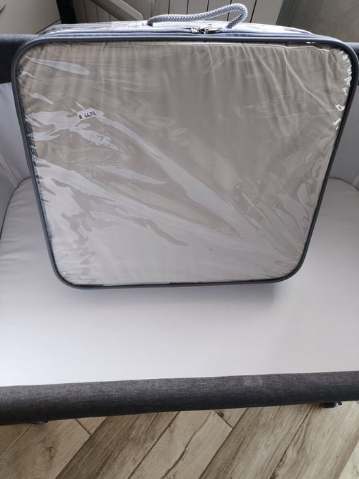 Kikkaboo Мини кошара Amaris Dark Grey с матрак и два броя завивки