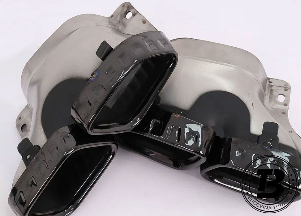 Difuzor Bara Spate cu Ornamente compatibil cu Mercedes E Class W213 Facelift E63 Design