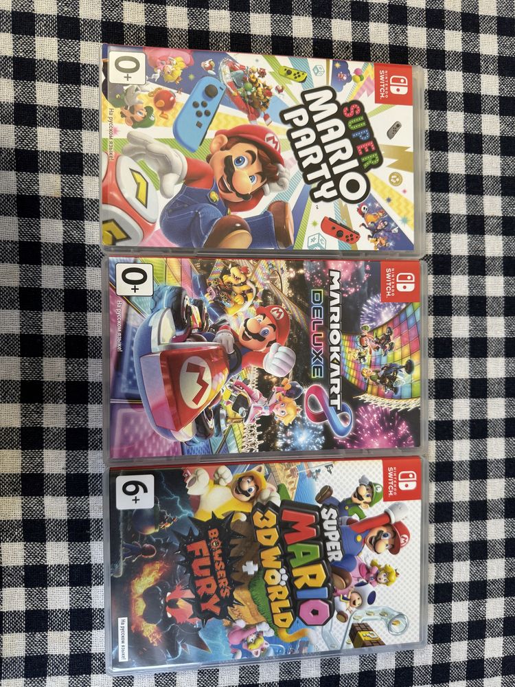 Продам Mario Party, Super Mario 3D World + Bowser’s Fury
