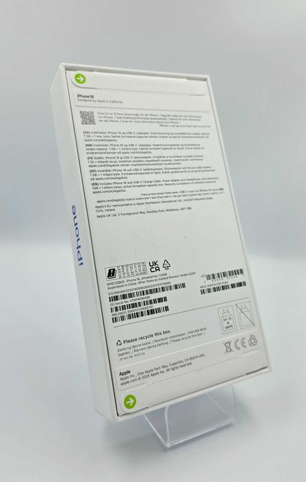 iPhone 16 Albastru, 100% Baterie, 128GB, Nou/Sigilat