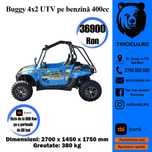 UTV 400cc 25 CP 4×2 / UTV BUGGY 4×4 800cc off-road HOOLEOX CIV INCLUS