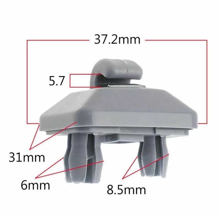 Clips clemă prindere oglindă parasolar Audi A1 A3 A4 A5 Q3 Q5 A7