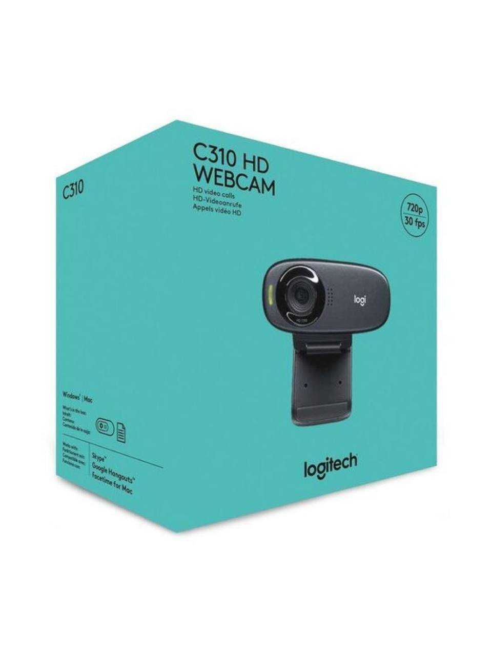 Веб-камера Logitech C310 720p отличное качество за свою цену