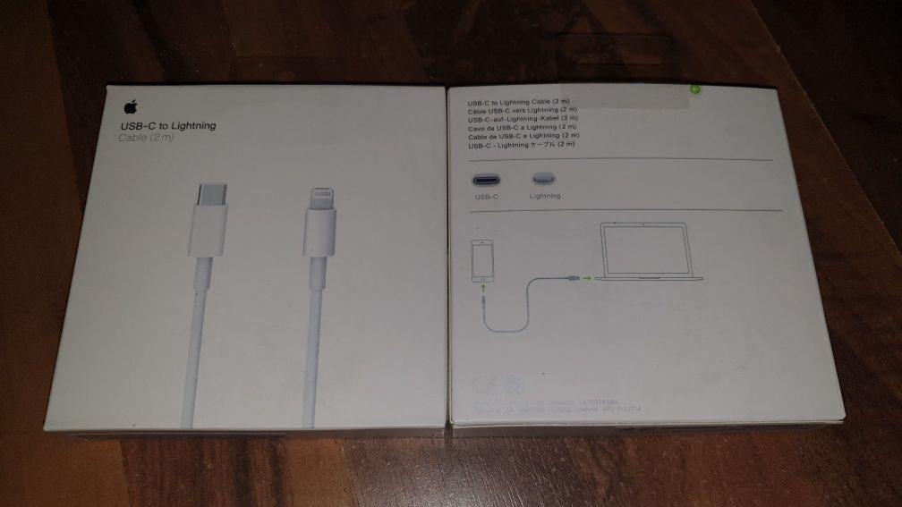 Cablu 2metri USB C to Lightning original Apple iPhone iPad Mac AirPods