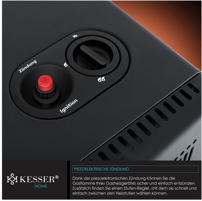 Газова печка за отопление Lesser 3,4 KW