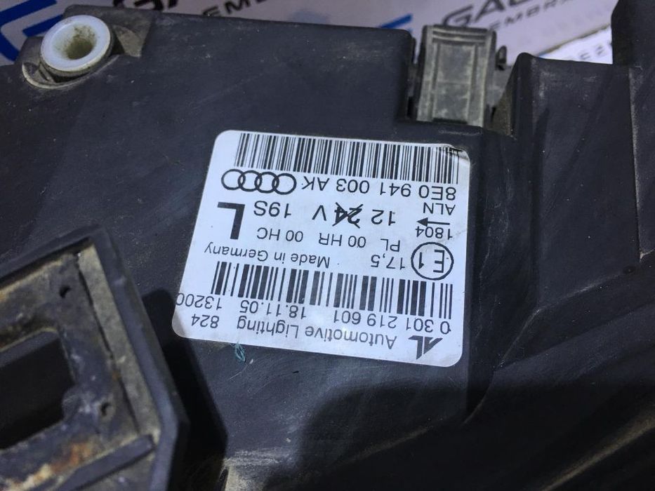 Far Stanga Fara Xenon Audi A4 B7 2004 - 2008 COD : 8E0941003AK / 8E0 941 003 AK