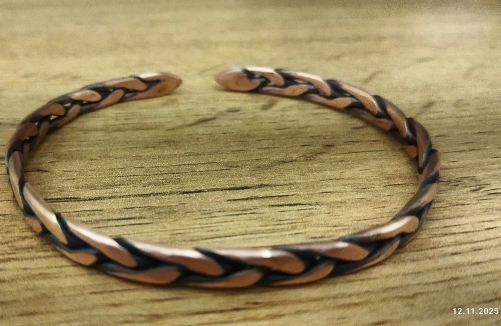 Медный Браслет лечебный Handmade