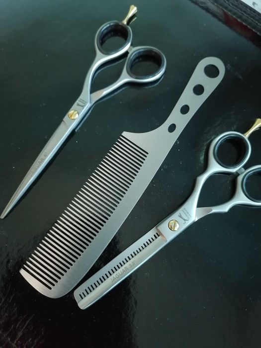 Set Foarfeci profesionale jaguar tuns filat pieptăn 6