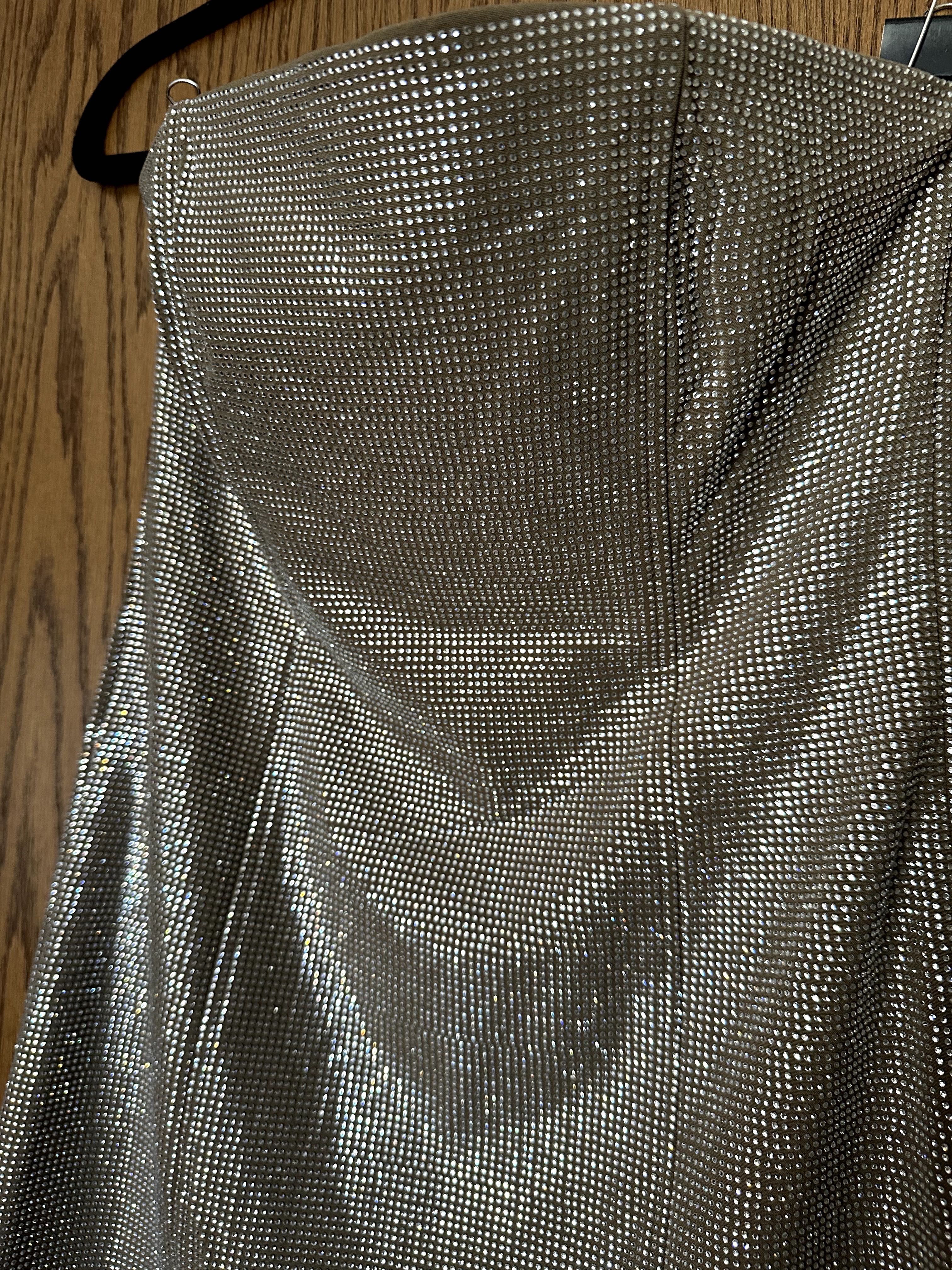 Rochie mini Zara cu ștrasuri (nouă, cu etichetă)