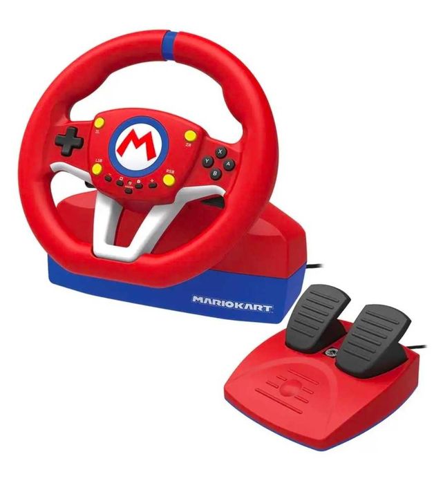 Nintendo Switch Руль Hori Mario Kart racing wheel pro (NSW-204U)